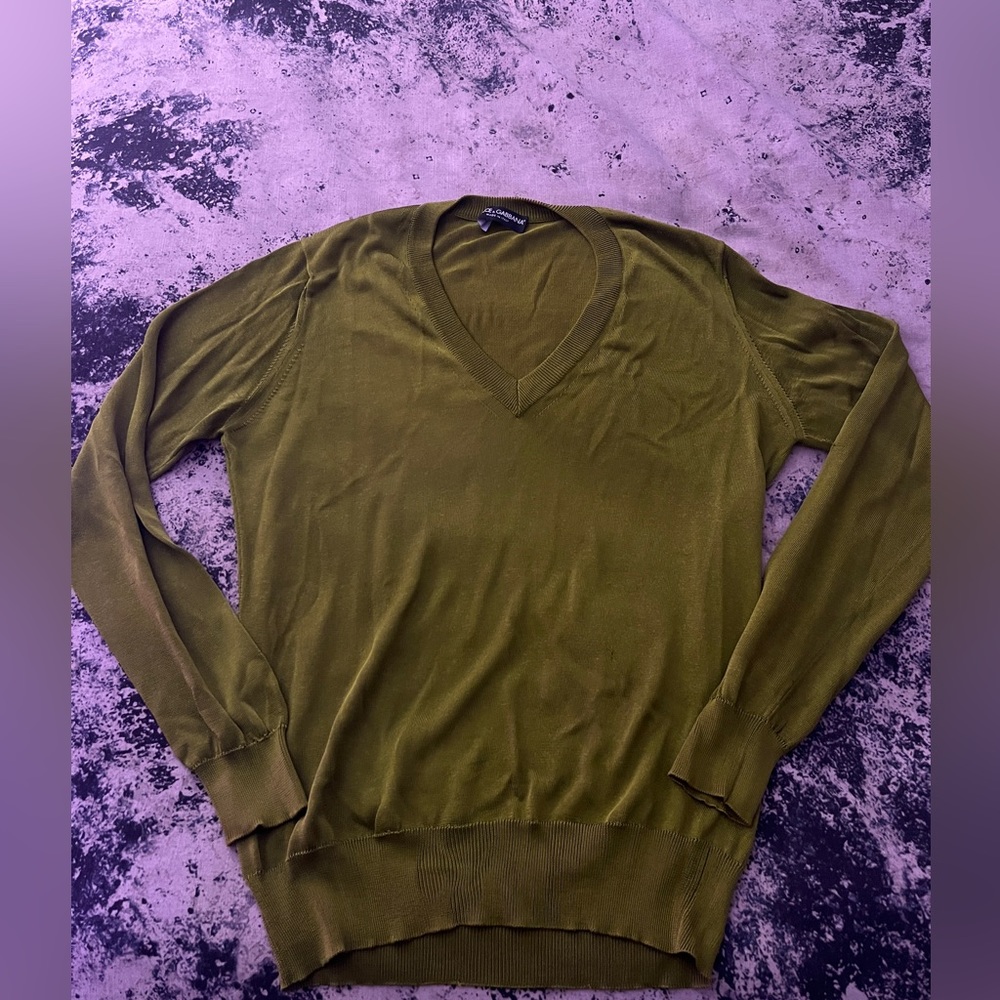 DOLCE & GABBANA V NECK SWEATER